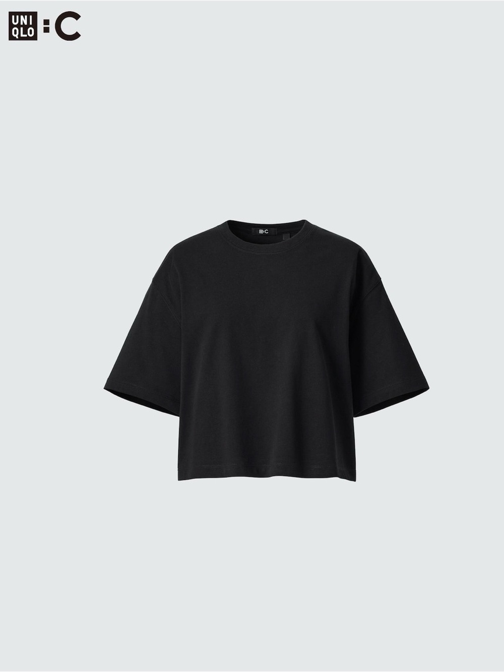 UNIQLO : C Cotton Oversized Cropped T-Shirt (Sz S)